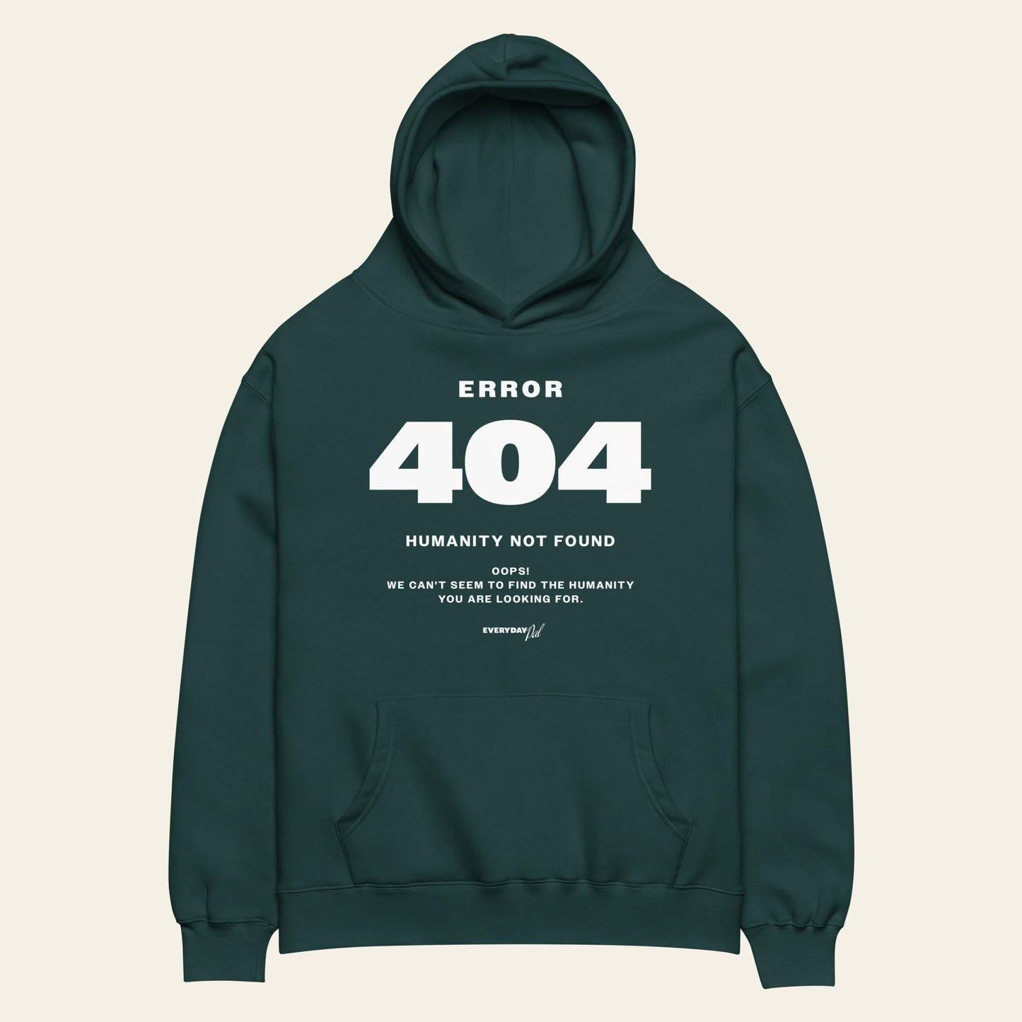 Error 404 oversized hoodie (Unisex)