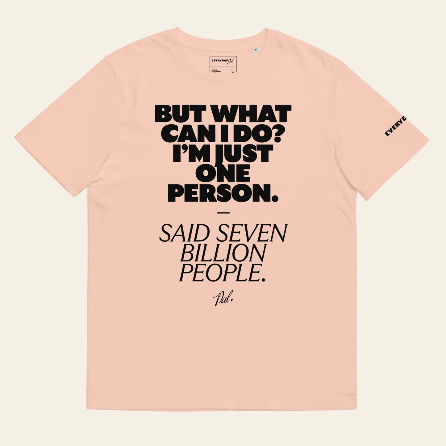 Seven Billion Unisex organic ribbed neck t-shirt