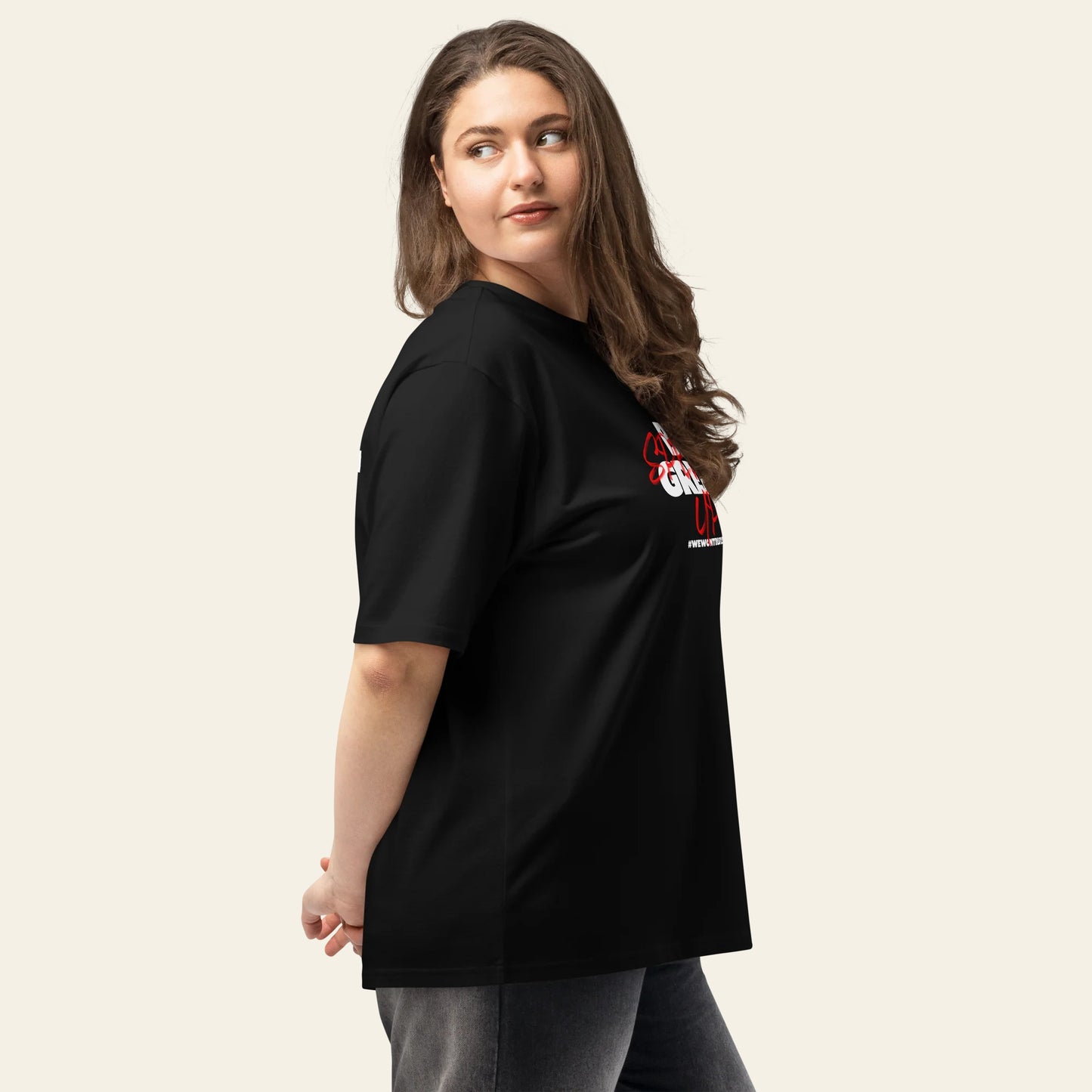 Be Great, Speak Up Oversized heavyweight t-shirt
