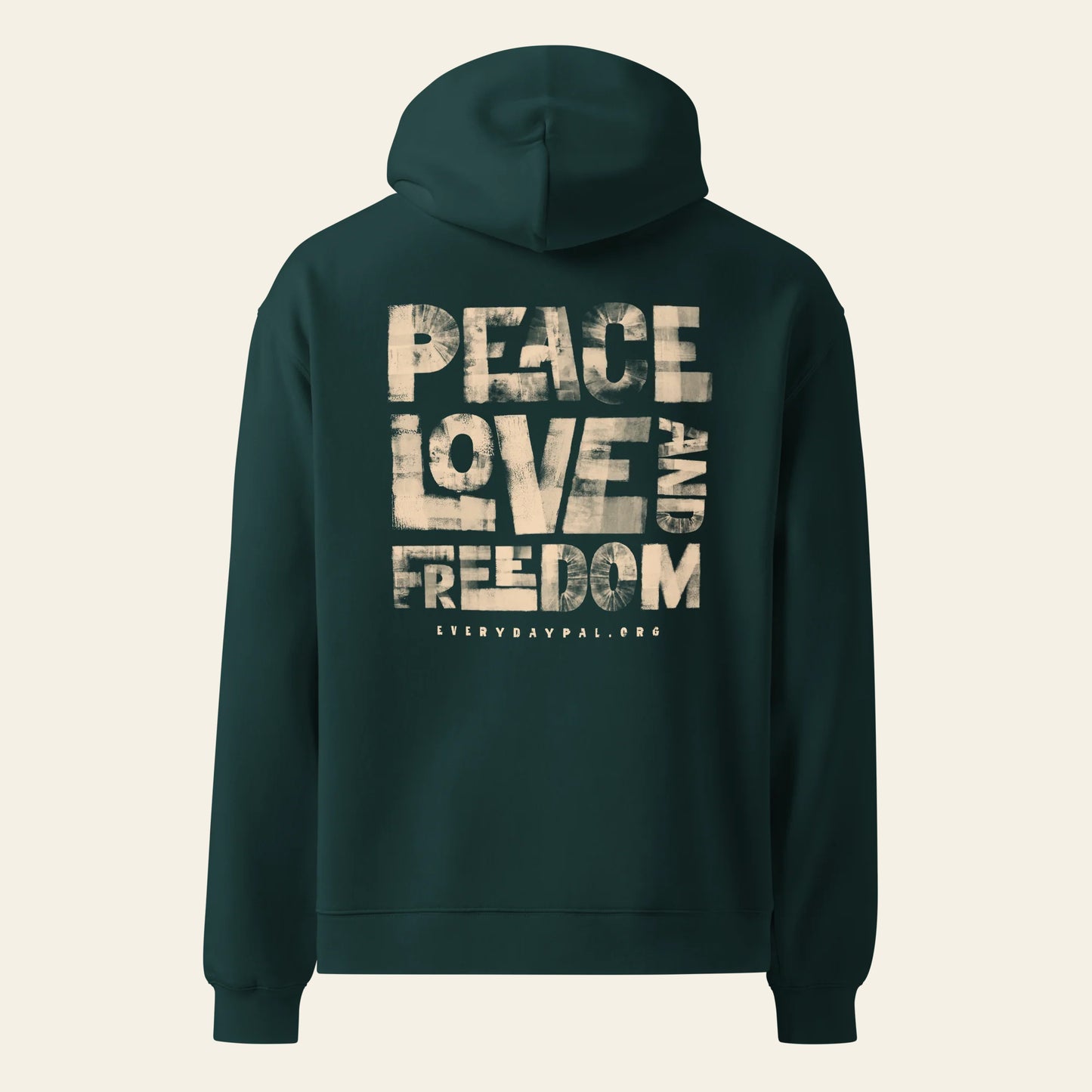 Peace Love & Freedom Oversized Hoodie