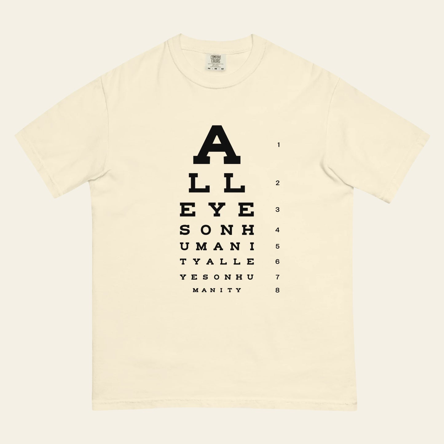 All Eyes On Humanity t-shirt (Unisex)