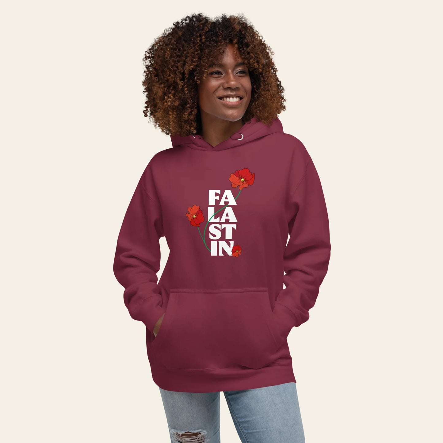 Falastin Poppy Hoodie (Unisex)