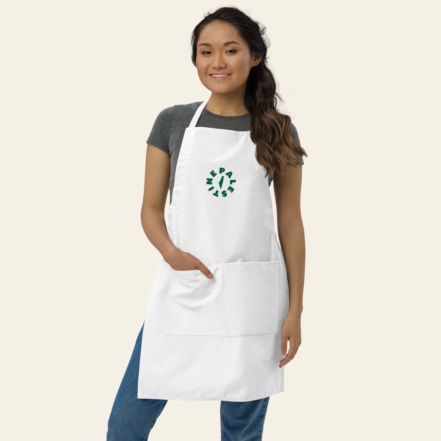 Palestine Embroidered Apron