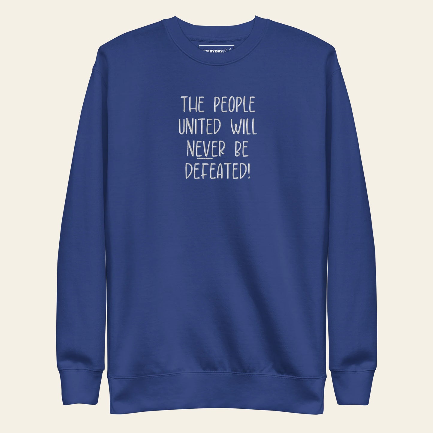 People United Embroidered Sweatshirt (Unisex)